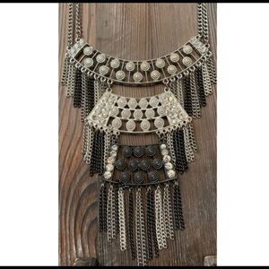 Felecia Silver/Gray Necklace